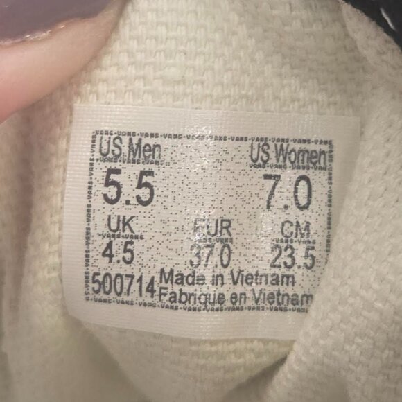 NEW! Vans Old Skool Floral Low Top - 5.5M/7W Black/Floral - Picture 7 of 7